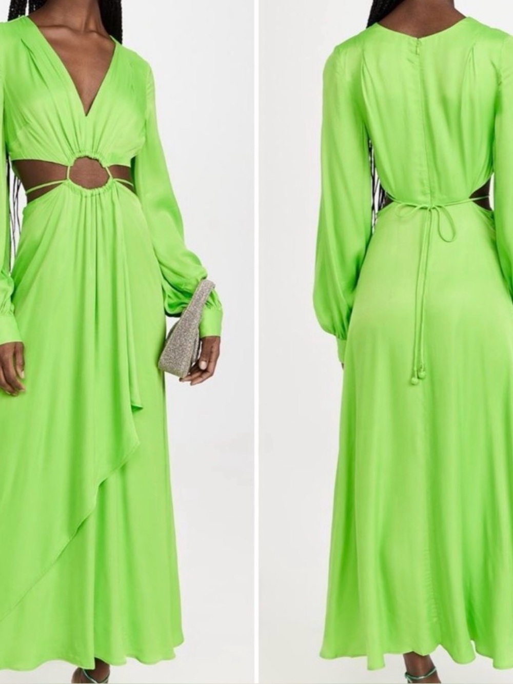 Farm Rio Lime Green Maxi Dress NWOT! - Picture 1 of 4